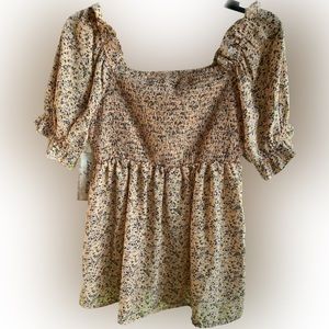 NWOT indigo rose tunic